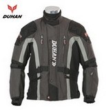 Men Oxford Cloth Motocycle Jacket Coat Cotton Liner Motocross Windproof Clothing Five Protector Gear